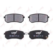 Колодки Тормозные Дисковые | Зад | Hyundai I10 08-/Kia Picanto 04- LYNXauto арт. BD3628