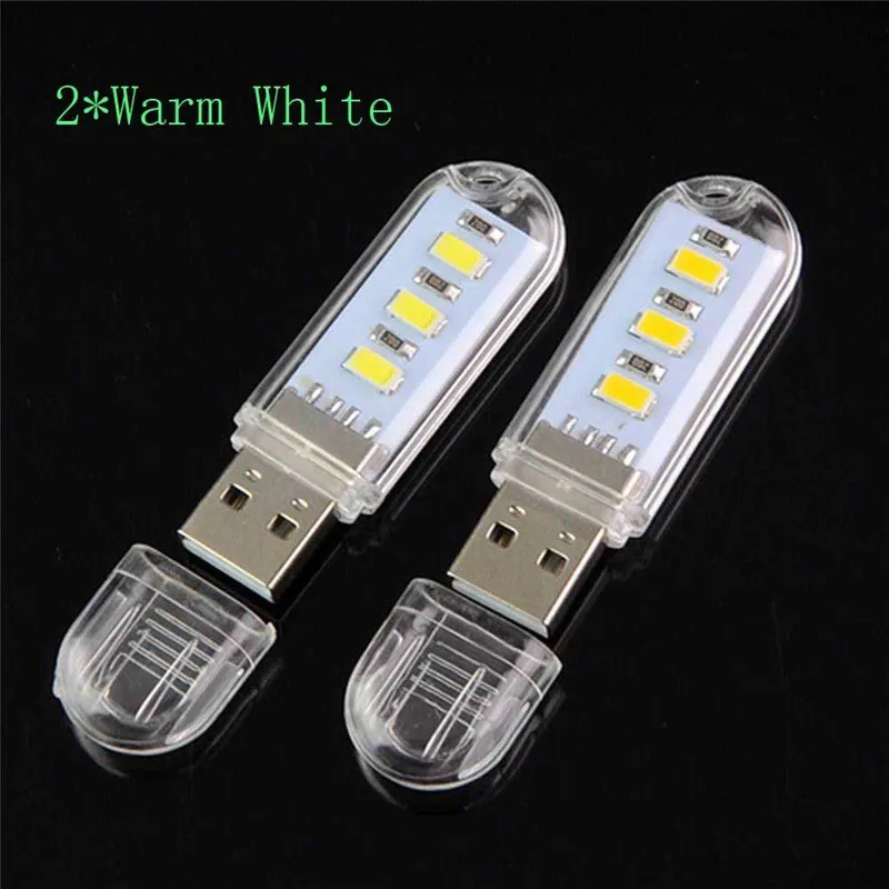 ZANCAKA Mini Computer Desk Lamp Power Bank Strong USB Light Night Bright LED Creative Lighting Mini Convenient Writing Reading