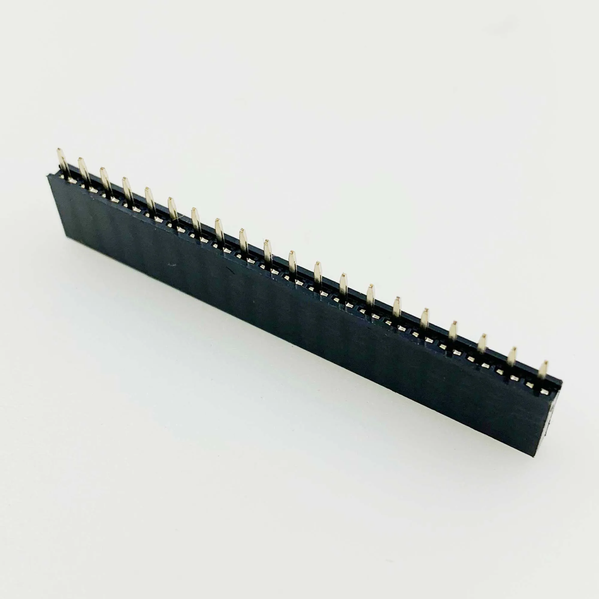 2,54 мм Шаг 1X20P 1*20P 20Pin Raspberry Pi arduino разъем для ЖК дисплея разъем Однорядный прямой клемма женского типа позолоченный 1Au