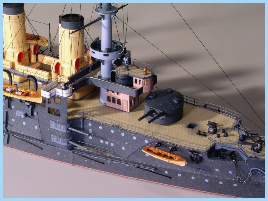1:250 русский военно морской флот осрабийский боевой корабль DIY 3D бумажная карта