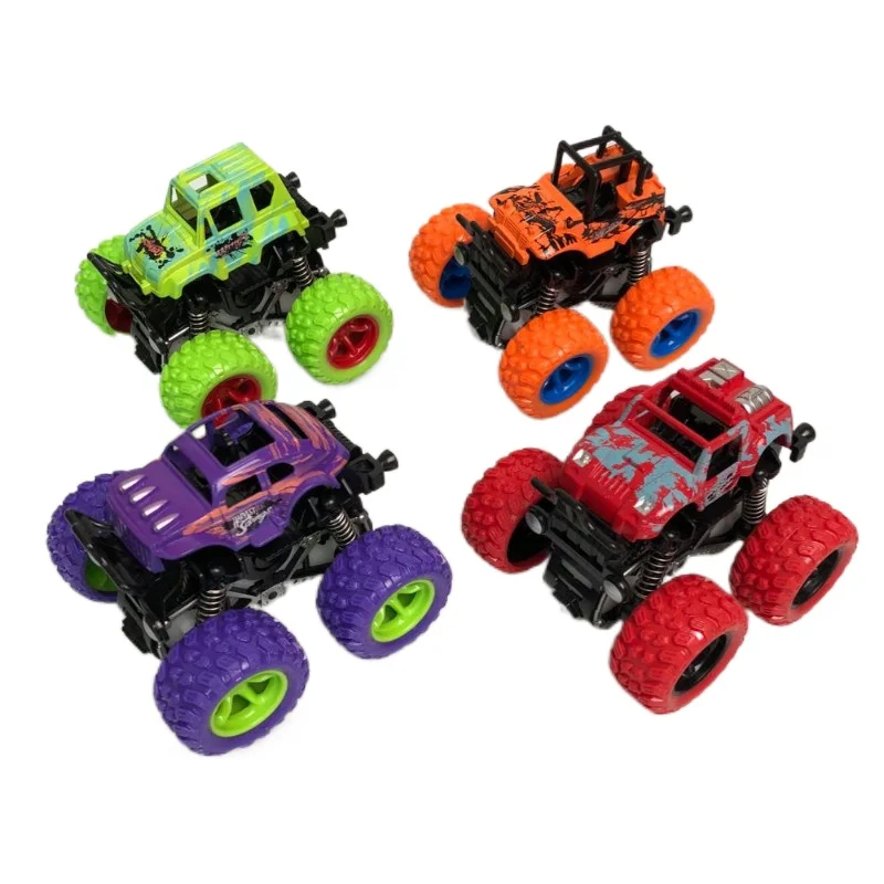 Children's Car Four-wheel Inertia Drive Off-road Vehicle Drift Monster Racing Mountain Truck Racing Best Gifts for Kids Toy Car