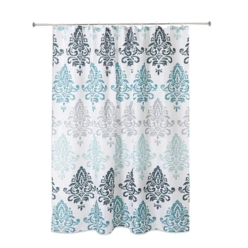 

Polyester Waterproof Shower Curtain European Style Light Luxury Bathroom Shower Curtain Waterproof Cloth