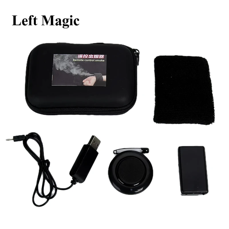 

Remote Control Mini Arm Control Smoke Device Charge Magic Tricks Flash Magician Stage Close Up Street Magic Props Gimmick
