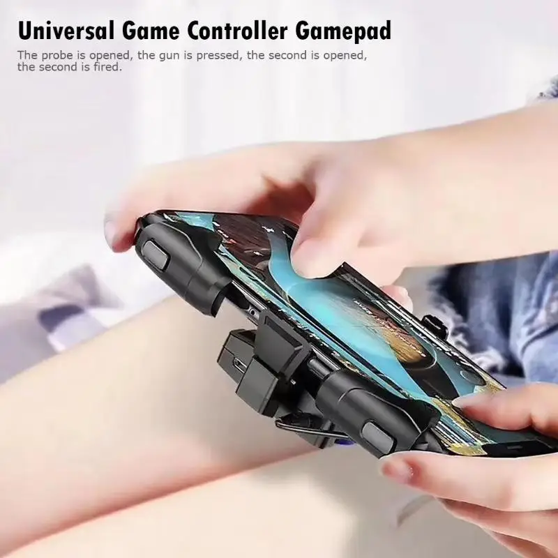  Newst Game Controller Mobile Phone Back Clip Gamepad Trigger Button Joystick for iPhone Android Mob