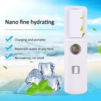 

Beauty Hydrating Instrument Portable Handheld Steamer Humidifier Nano Sprayer USB Rechargeable Face Moisturize Hydrating Sprayer