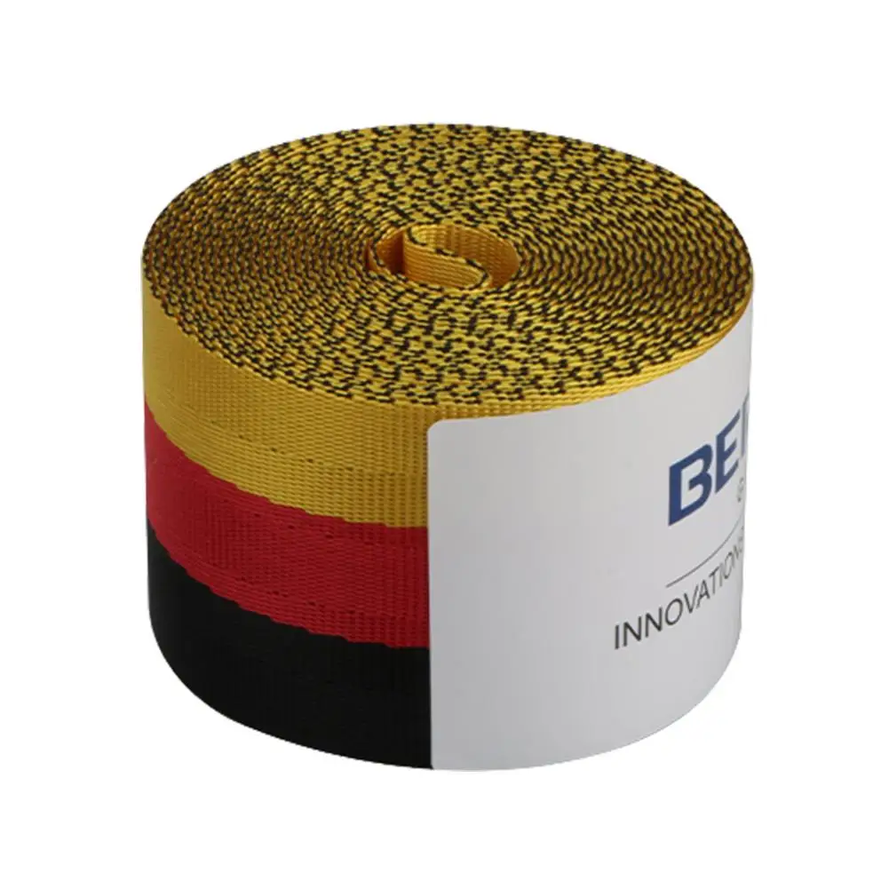Car Reinforced Seat Belt Webbing Fabric 3.6 Meters Modified Car Safety Belts Harness Backpack Strap Standard Certified 10 Colors seat belt webbing seat belts