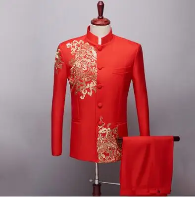 Для мужчин ternos slim fit masculinos комплект со штанами мужские свадебные костюмы костюм певица звезда стиль танец сценическая одежда торжественное платье - Цвет: 3