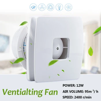 

4 inch Air Vents Booster Blower Inline Ducted Fans Ventilation Pipe Exhausted Extractor Fan Ventilator For Bathroom Kitchen
