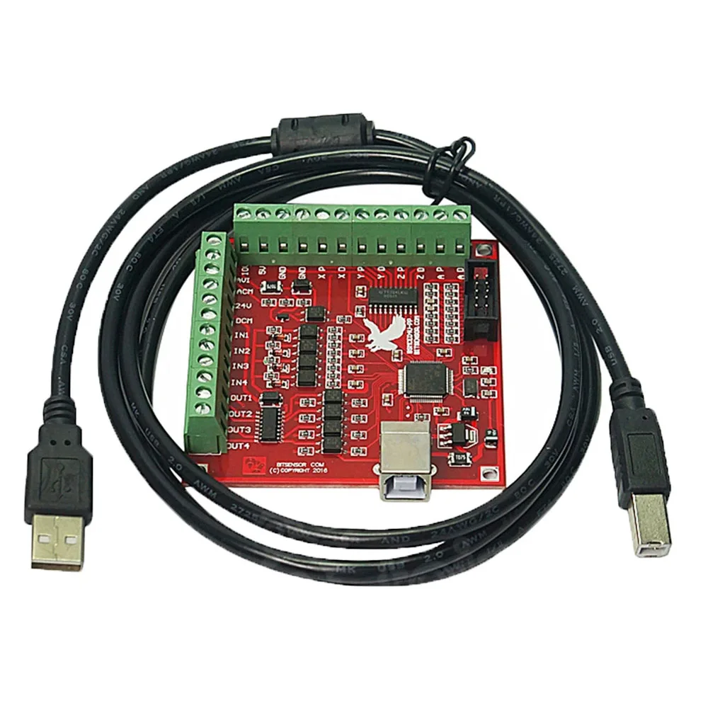 

Коммутационная плата с ЧПУ USB MACH3 100 кГц 4-осевой интерфейс драйвер контроллера движения плата драйвера