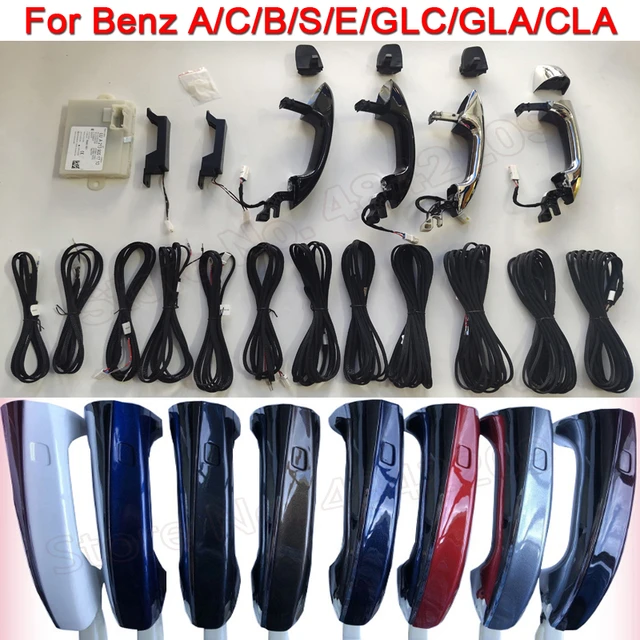 For Benz A/C/B/S/E/GLC/GLA/CLA W176 W205 W213 W222 X253 W166 W117 Auto Door  Handle Lock Car Entry Smart Remote Keyless Kit - AliExpress