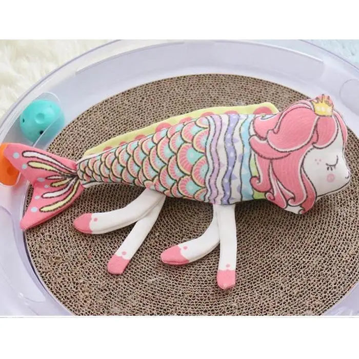 Кошачья кошка игрушка кошка Жевательная Рыба Форма Кукла зубы шлифовальная Подушка товары для животных FP8