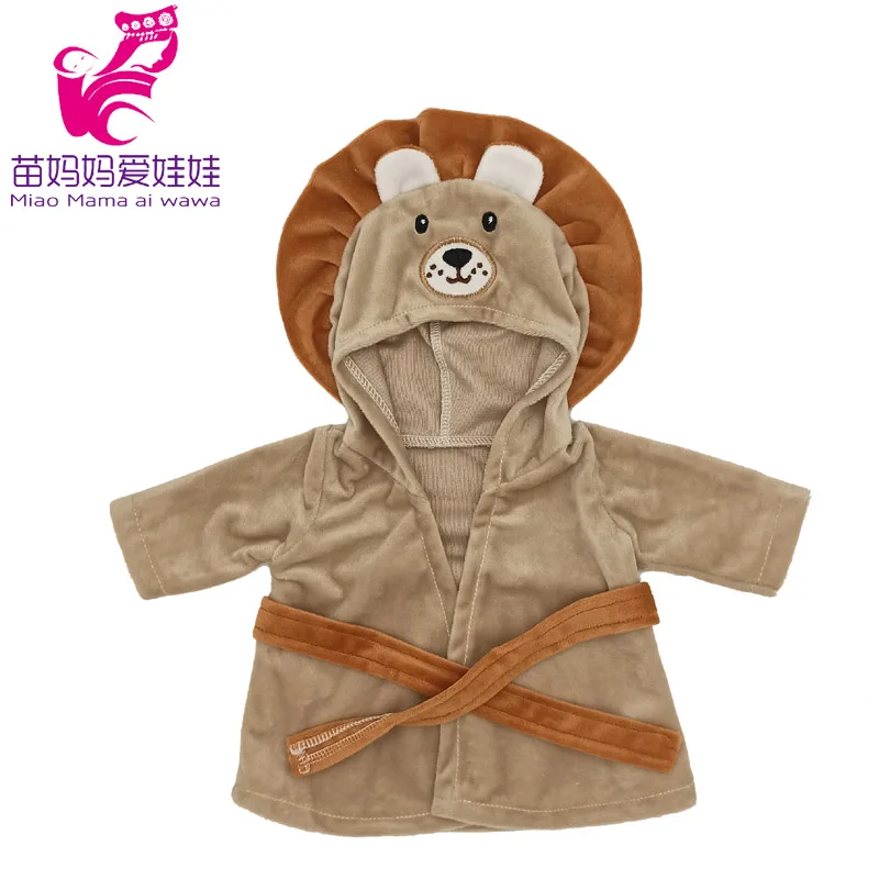 For Nenuco Doll Bathrobe Ropa Y Su Hermanita 40 Cm Baby Doll Clothes Sleep Wear Birthday Gifts