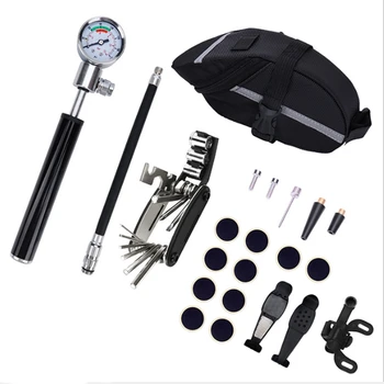 

Mountain Bike Bicycle Repair Kit Tool Bag Bicycle Saddle Bag Multi-Function Package Mountain Bike Tool Repair Tool