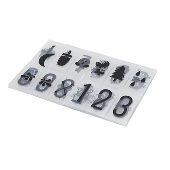 

75pcs Replacement Letters & Numbers Symbols black for A4 Cinema Letter Light Box Cinematic Light box Wedding Words Light Box is