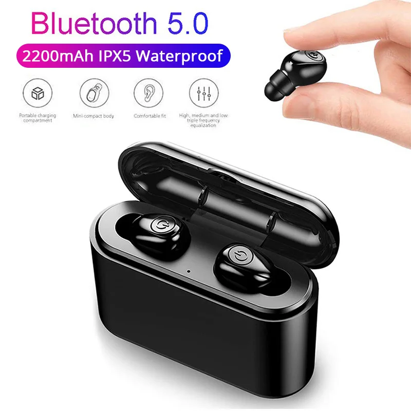 Купить X8S TWS Bluetooth 5 0 наушники беспроводные гарнитура спортивные стерео Встроенный | Наушники и гарнитуры (4000131663372)