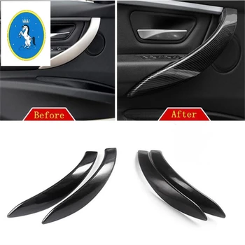 

Yimaautotrims Auto Accessory Inner Door Handle Bowl Strip Cover Trim ABS Fit For BMW 3 Series F30 316i 320i 328i 2014 - 2018
