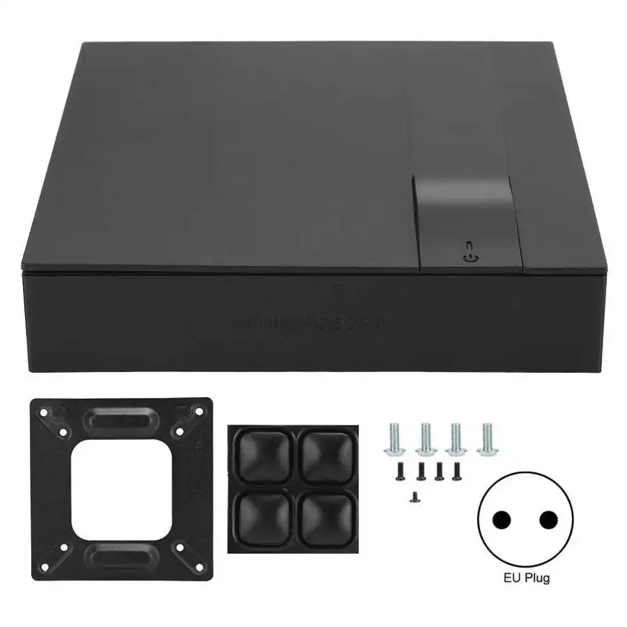 Мини ПК ASHATA двойной дисплей Выход + VGA 4K компьютер UHD Type C 2 ГБ 32 для J3455 CPU 10 SSD (100 240