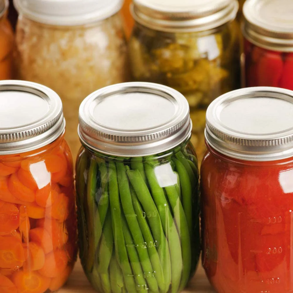 Mason Jars Glass Jar with Lid Canning for Pickling Food Storage Drinking Spices Salads Jams Wedding Favors DIY Decorate | Дом и сад