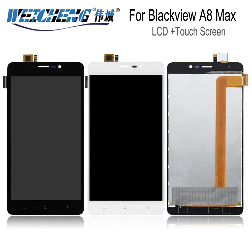 

100% Tested For 5.5 inch Blackview A8 Max LCD Display and Touch Screen Assembly For A8 Max Repair Part + Free Tools