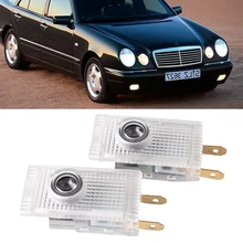 For Mercedes Benz Automobile Chassis W210 Sprinter VIANO VITO Car Door Welcome Logo Light LED Lamp Ghost Shadow Emblem