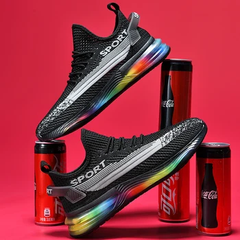 

Fashion Men Casual Shoes 2020 brand sneakers men Lightweight Lace-up Walking Sneakers trainer Male Footwear688K