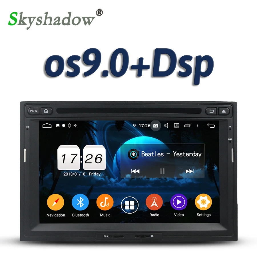 DSP Android 10 2G + 16G 4 ядра автомобильный dvd-плеер GPS карта RDS радио wifi BT 5 0 для PEUGEOT PG 3008 5008