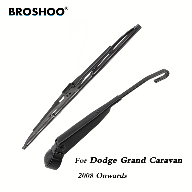 BROSHOO Car Rear Wiper Blades Back Windscreen Arm For Dodge Grand Caravan (2008-) 350mm Windshield Auto Accessories | Автомобили и