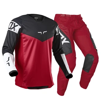 

NEW 2021 RAPIDLY FOX 180/360 Motocross Jersey and Pants MX Gear Set Combo mtb Off Road motorcycle racing suit enduro