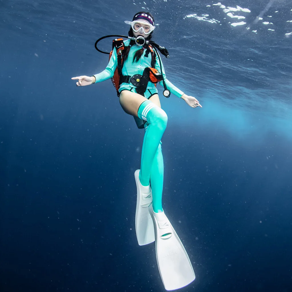 1.5mm Neoprene Women Diving Long Socks Water Sport Scuba Swim Snorkeling Surfing Wetsuit Booties Beach Dive Stocking Fin Sock