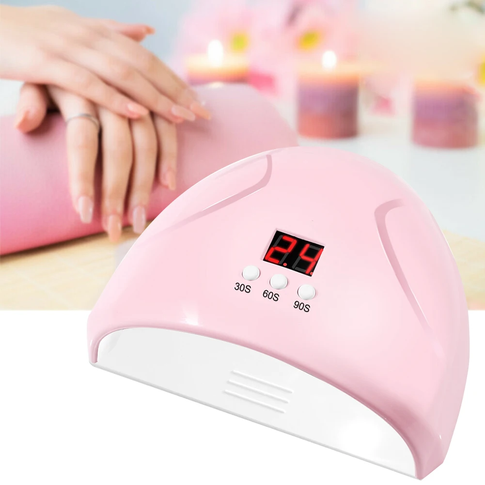 

36W Timing Fast Curing UV Lamp Portable Nail Dryer Manicure Salon Tool Gel Polish 12 Leds Professional Smart Induction USB