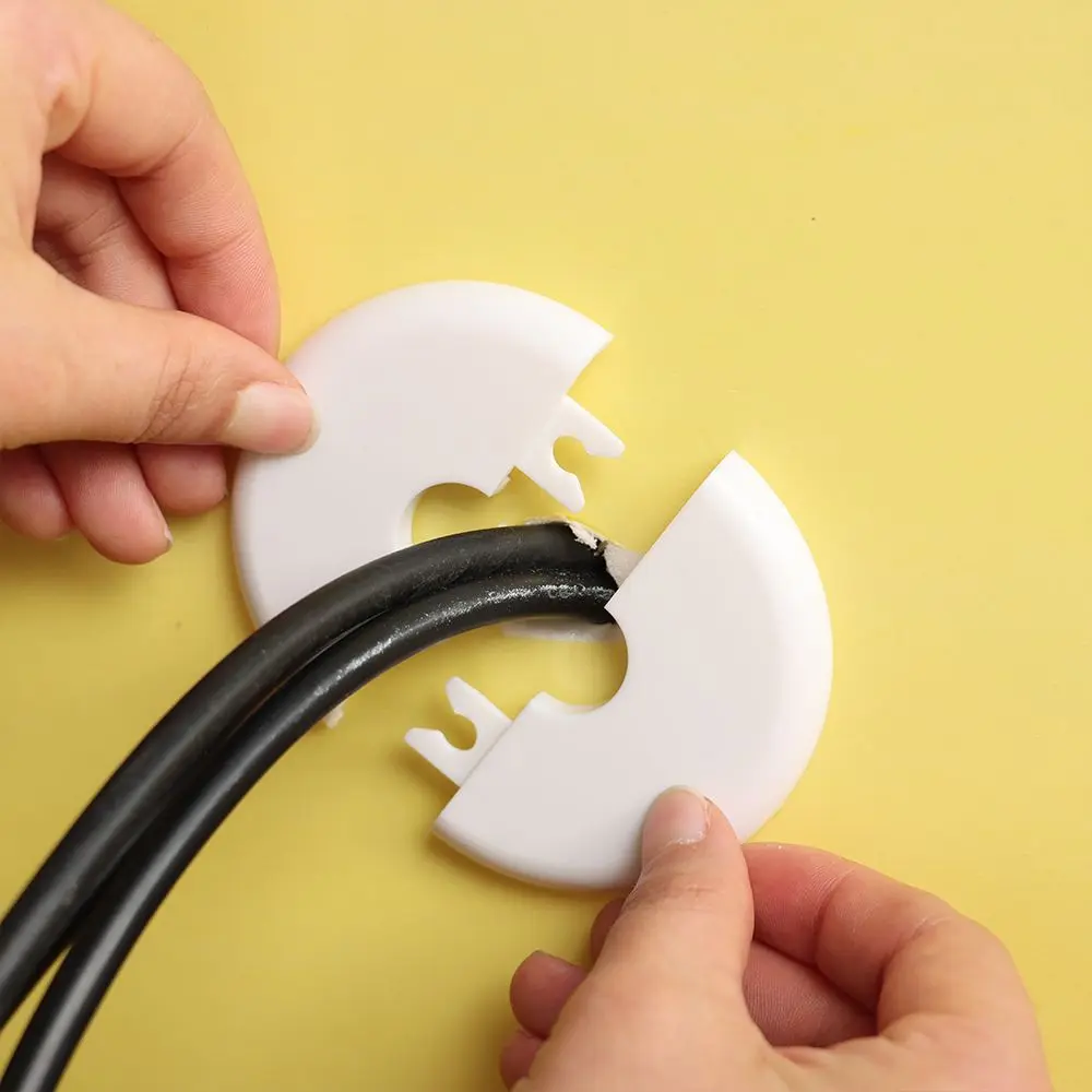 Detachable Plastic Pipe Wall Covers Home Useful Decorative Cover Faucet Accessories Air Conditioning Hole Decoration