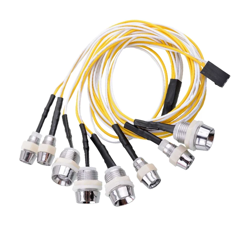 Электрическая модель автомобиля свет высокое качество LED 8mm2 красный белый 5mm4