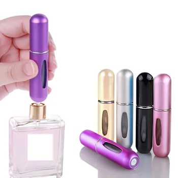 

JOYLIVE Aluminum Spray Atomizer Portable Travel Cosmetic Container Perfume Bottle Gift Refillable Mini Perfume Spray Bottle