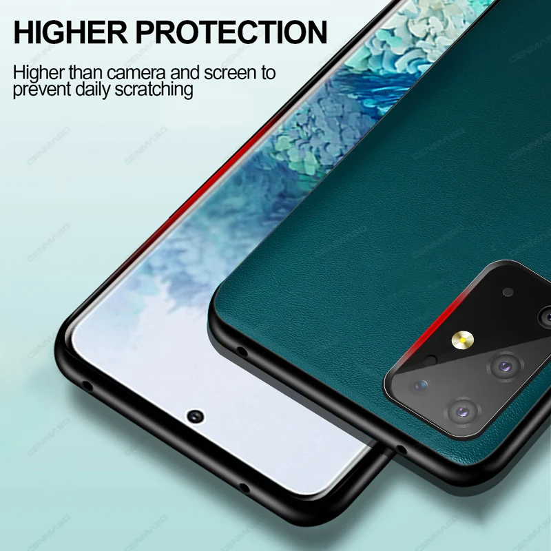 For Samsung S20 Ultra Note 20 Plus A51 A71 Case Original Luxury Leather Full Protection Cover for Samsung Galaxy S20 Plus Case For Samsung S20 Ultra Note 20 Plus A51 A71 Case Original Luxury Leather Full Protection Cover for Samsung Galaxy S20 Plus Case