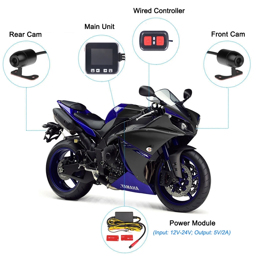  SYS VSYS E6L E6 Motorcycle DVR Dash Cam Wifi Waterproof Camera STARVIS Super Night Vision Video Rec