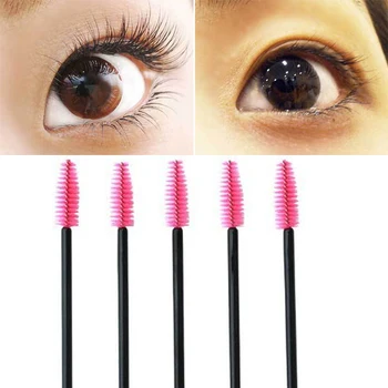 

50Pcs/pack Eyelash Brushes Disposable Mascara Wands Applicator Eye Lashes Extension Tool Cosmetic Brush Beauty Makeup Tools