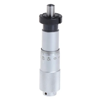 

Round Type 0-13mm Range Micrometer Head Measurement Measure Tool Rotation Smooth