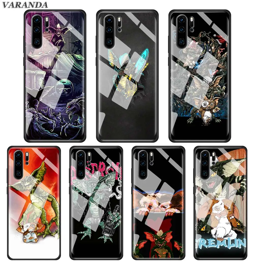 

After Midnight Gremlins Tempered Glass Case for Huawei P30 P20 P10 Lite Mate 10 20 Lite Honor 8X 20 Pro Glass Phone Cover Shell