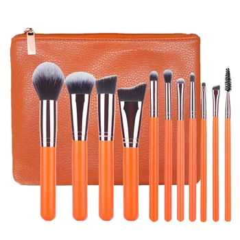 

12pcs/11pcs Professional Makeup Brushes Set Make Up Powder Brush Beauty Cosmetic Tools Kit Eyeshadow Lip Brush Bag maquillage