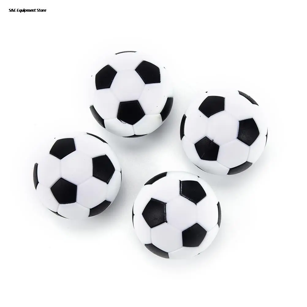 New 4 Pcs 32mm Football Fussball Soccerball Sport Gifts Round Indoor Games Foosball Table Football Plastic Soccer Ball