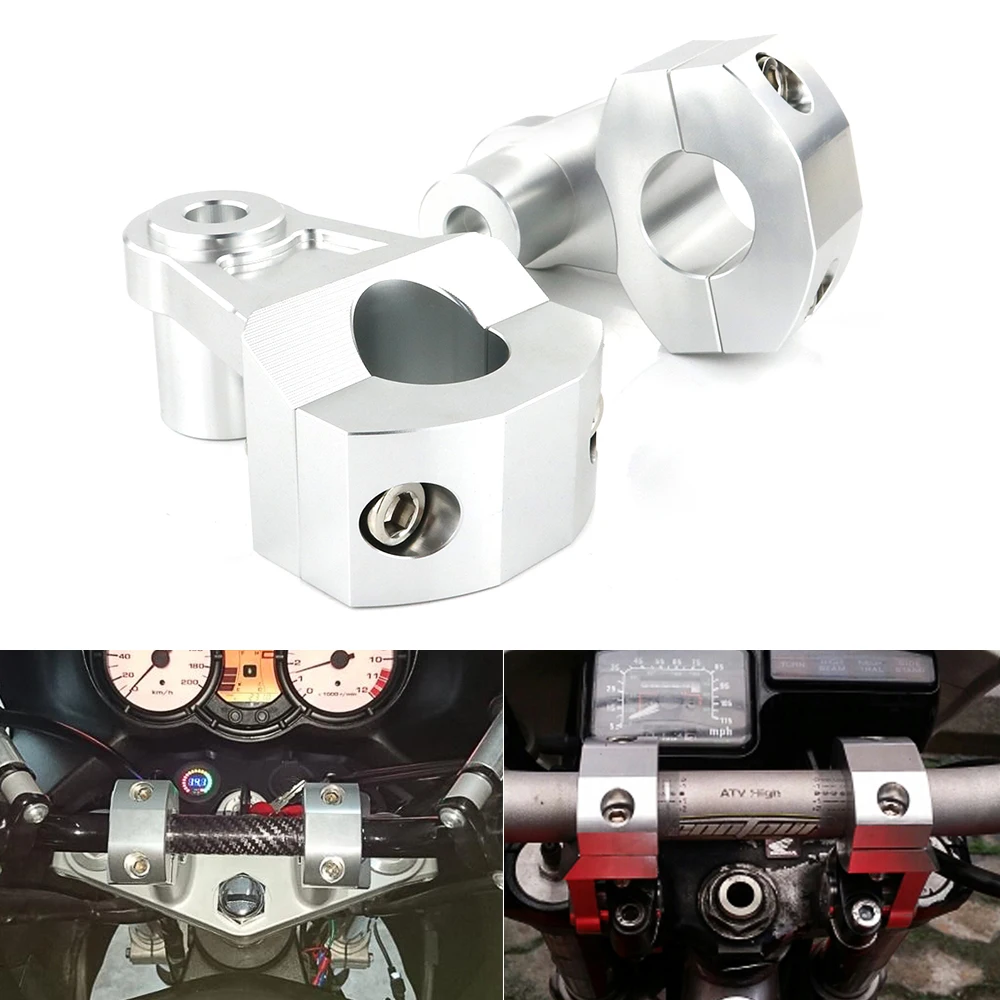 Moto Manubrio Riser Manubrio Riser 25.4Mm Aftermarket Misura Per Harley Sportster Dyna Super Glide Springer Softail V-Rod