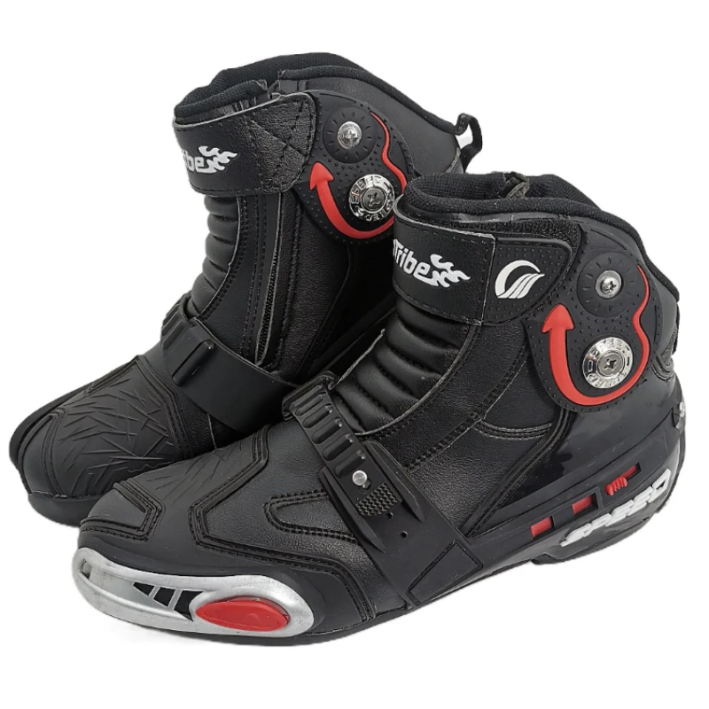 Riding Tribe Mens Motorcycle Boots Motocross Off Road Racing Boots High
