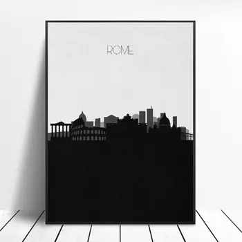 

Rome Skyline Canvas Painting Wall Art Pictures Prints Home Decor Wall Poster Decoration For Living Room