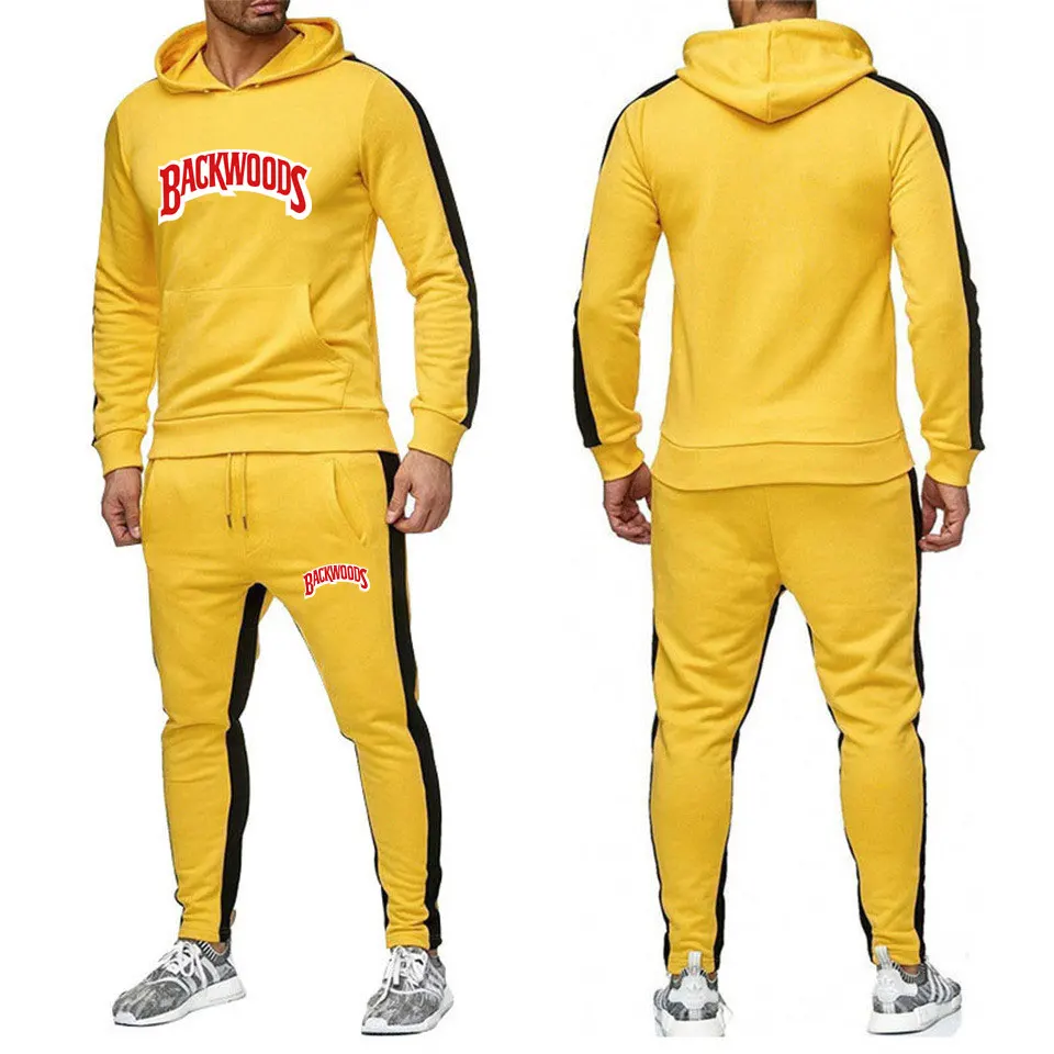 528 Smoke S-Impson Backwoods Hoodie and Sweatpants Suit Fashion Casual Sweatshirts Suit Hoodies Tracksuit for Man Woman