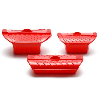 

Non-Toxic Bun Steamer Microwave Steam Cooking Silicone Steamer Cookware Oven Steamer Basket Fish Meat Vegetables Food Steamer