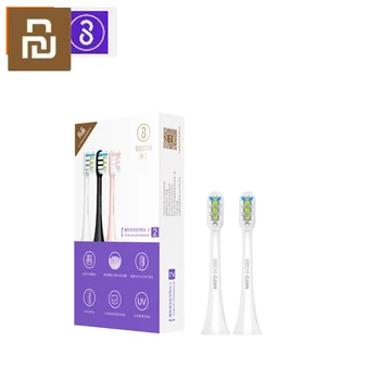 

2PCS Youpin SOOCAS Replacement Electric Toothbrush Head Universal Cleaning Type Brush Head 3Colors