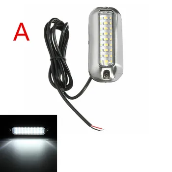 

Hot 3.5inch Boat Lights LED 12V Marine Boat Lamp Underwater Waterproof 27LED Boats Light Navigation LED IP68 27LED White/Blue/Gr