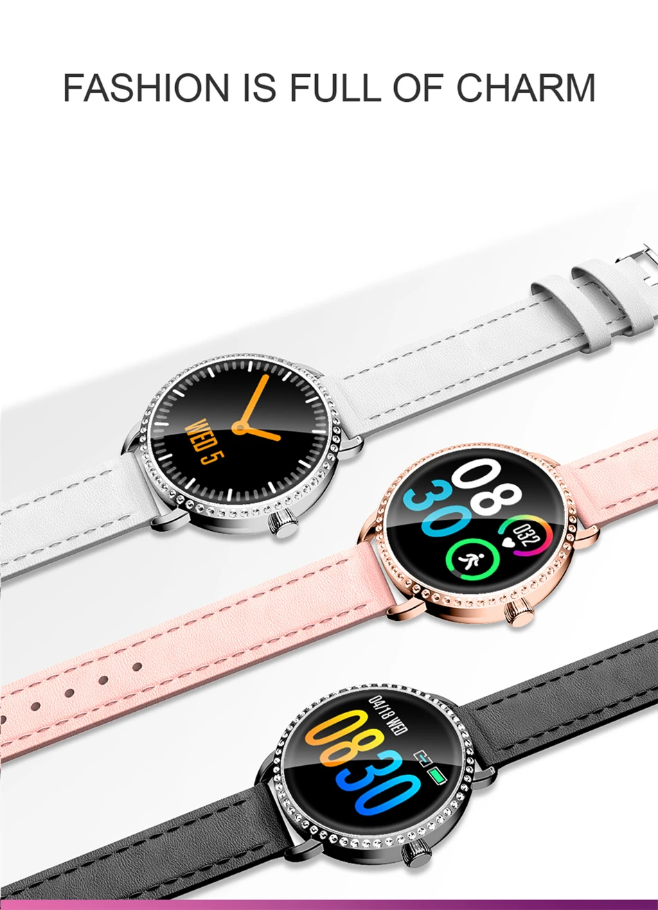 LIGE новые умные часы для женщин и мужчин, спортивные водонепроницаемые часы, кровяное давление, пульсометр, часы для сна, полный сенсорный экран, умные часы+ коробка