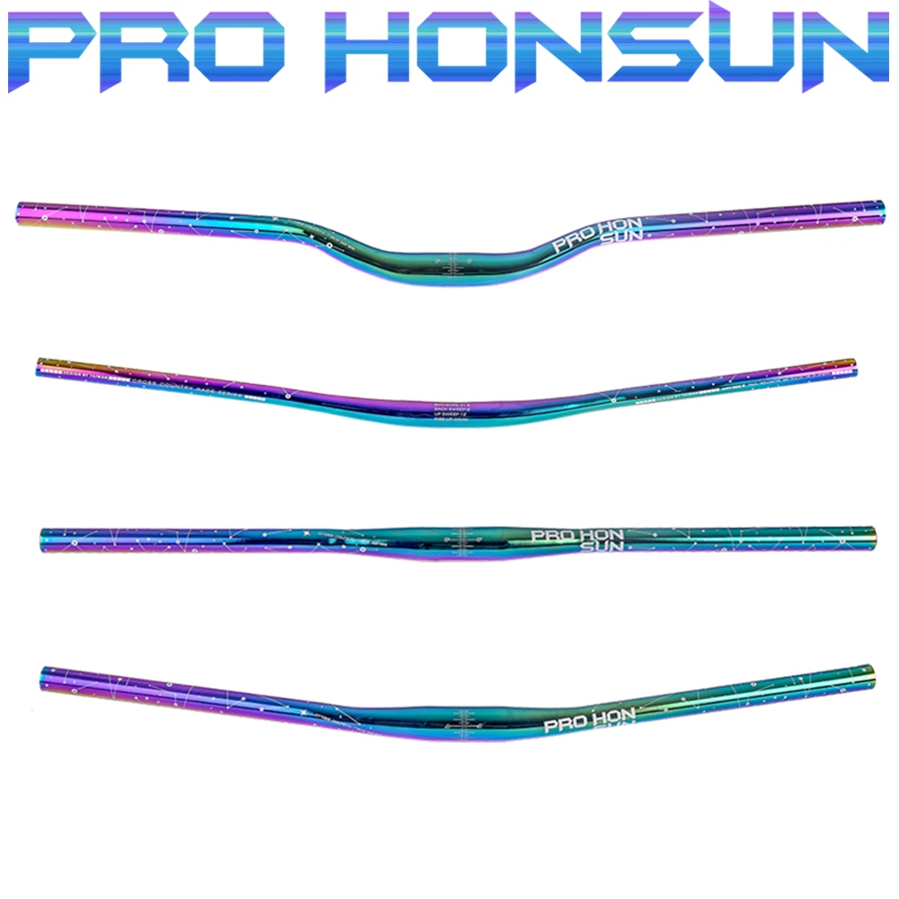 PROHONSUN Rainbow руль для велосипеда 715 мм/720 мм/780 мм * 31 8 MTB из алюминиевого сплава | Спорт