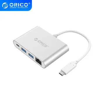 

ORICO Aluminum HUB Type-C to Type-A / Type-C / HDMI Converter Support PD Multi Function Laptop Station for MACbook PC